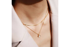  Lady Cozy - Silber / 14kt GP - 45cm
